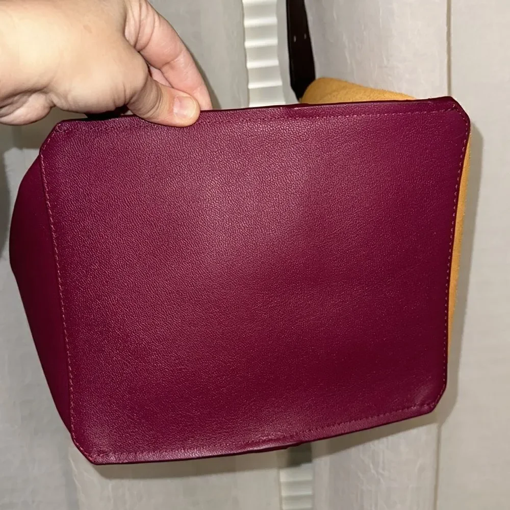 See by Chloe Gaia Colorblocked Suede Leather Oversized Hobo Bag in Sienna - Picture 8 of 16